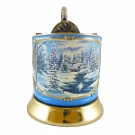 Подстаканник расписной «Зимний вечер» ... масло, ручная работа