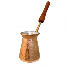 Турка для кофе медная «Арабика» 130 мл цельнокатаная