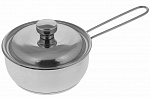 Кастрюля для молока 1.5л с металлической крышкой 1с2528 (160мм) АМЕТ